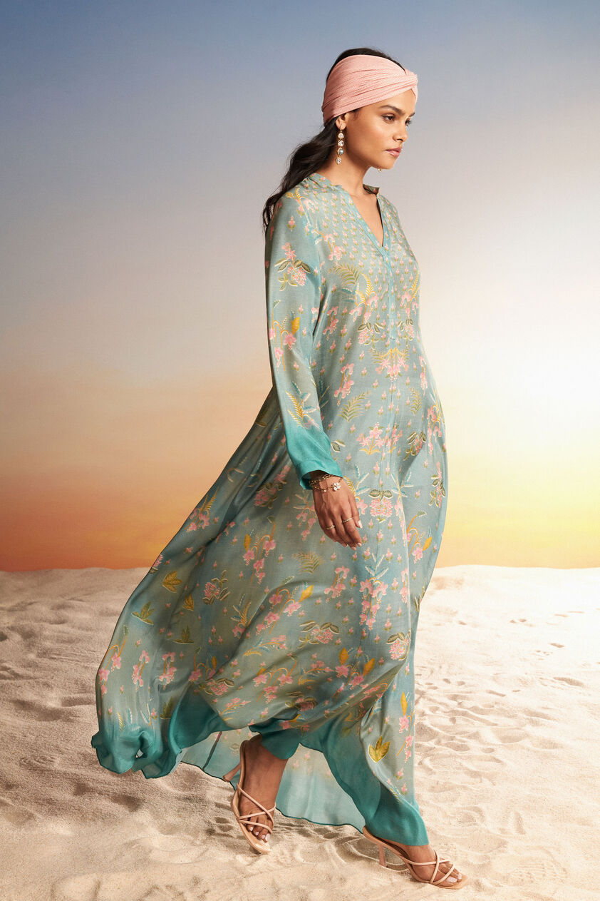 Faiza Kaftan - Powder Blue, Powder Blue, image 5